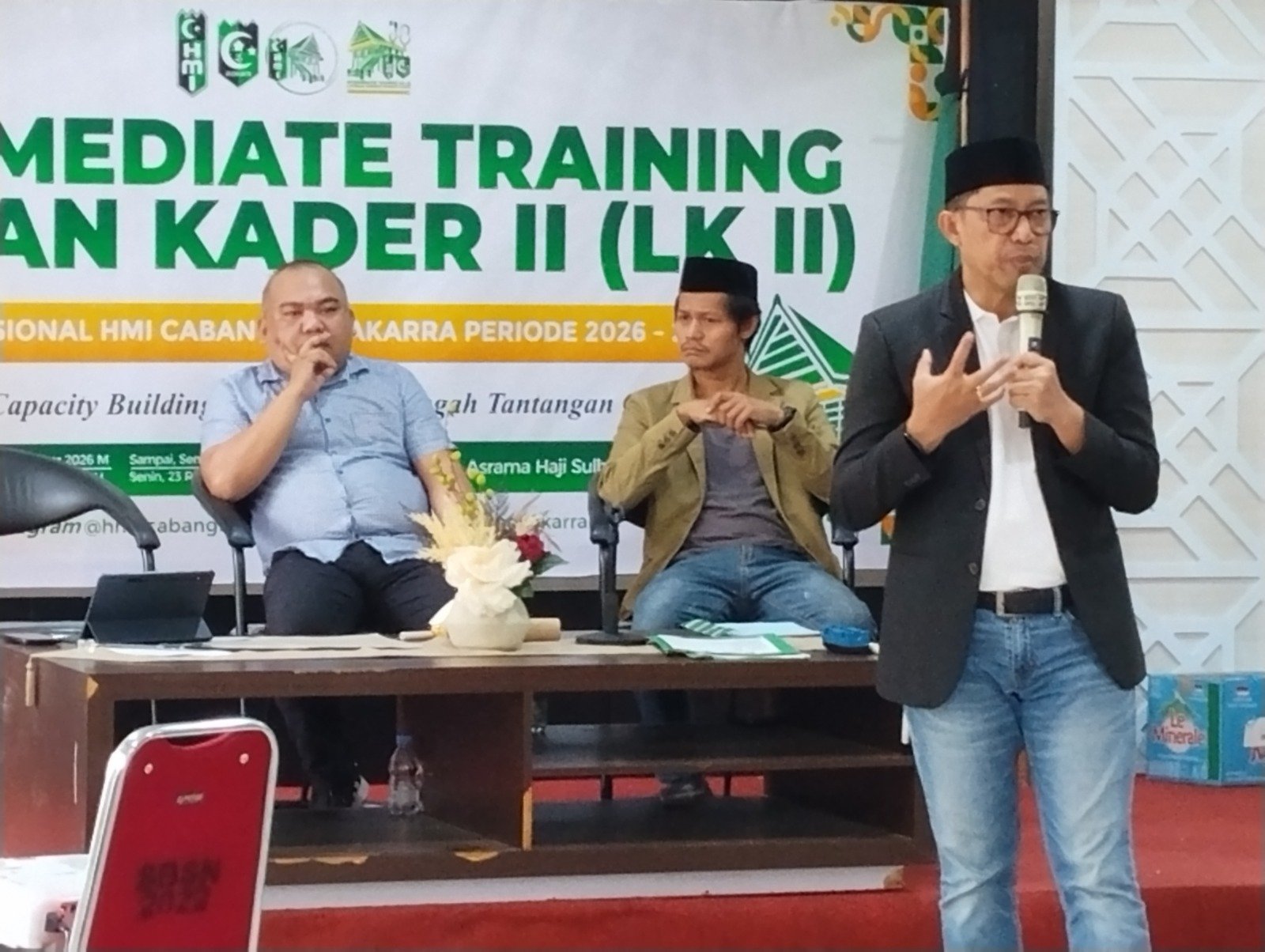 Kaban Kesbangpol Sulbar Berbagi Wawasan Kebangsaan kepada Kader HMI