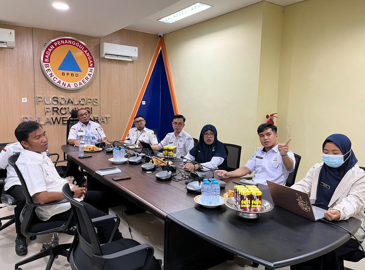 BPBD Sulbar dan BMKG Perkuat Koordinasi Hadapi Peralihan Musim, El Nino dan Potensi Bencana Hidrometeorologi